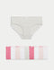 10pk Cotton Rich Heart Knickers (2-14 Yrs)